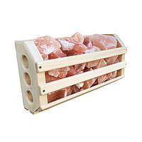 Гімалайська рожева сіль для лазні та сауни поличка 6 кг.