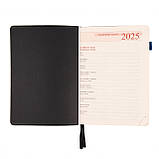 Щоденник А5 Leo Planner датований 2025 Binario чорний 368 стор, фото 5