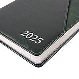 Щоденник А5 Leo Planner датований 2025 Whisky темно-зелений 368 стор, фото 3