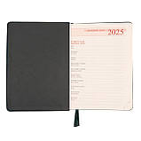 Щоденник А5 Leo Planner датований 2025 Whisky темно-зелений 368 стор, фото 6