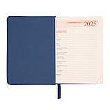 Щоденник А6 Leo Planner датований 2025 Escalada синій 352 стор, фото 6