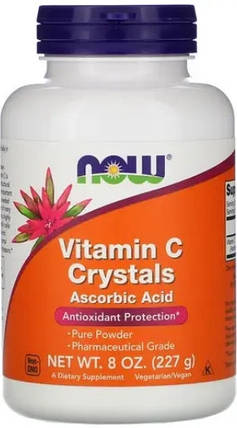 Вітамін С NOW Vitamin C Crystals 227 г, фото 1