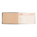 Щотижневик 10х15см Leo Planner датований 2025 Monaco синій 128 стор, фото 4