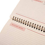 Планінг настільний 34,5 х 12,5см Leo Planner датований 2025 Persona бордовий 128 стор, фото 6