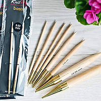 Спиці знімні Basix Birch Wood KnitPro  3мм