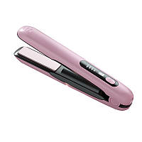 Бездротовий утюжок для волосся Hots Professional Hair Straightener and Curler, рожевий (HP3003-PN)