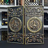 Нарди деревяні подарункові з ясеня Діва 64х32 см, фото 2