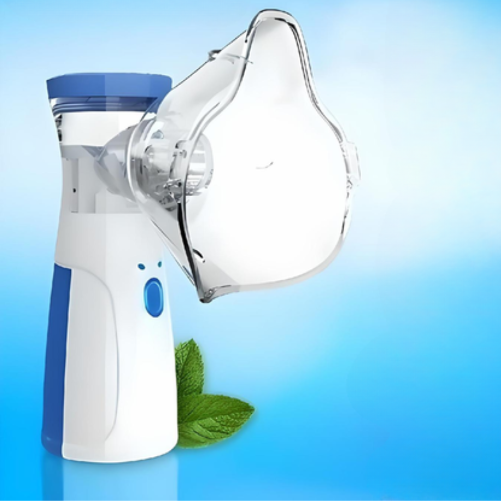 Портативний небулайзер із парою димом на батарейках Mesh Nebulizer Ручний акумуляторний інгалятор для сім'ї