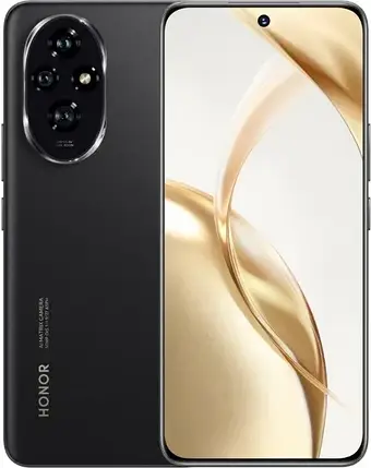 Смартфон Honor 200 5G 12/256Gb Black Global version, фото 1