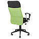Офісне крісло із сітковою спинкою зеленого кольору, сидіння чорне хрестовина пластик Ультра Ю Ultra U Richman, фото 3