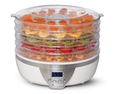 Сушарка для фруктів, трав та продуктів - дегідрататор Ambiano 95206 350вт. 5 лотків, терморегулятор, таймер
