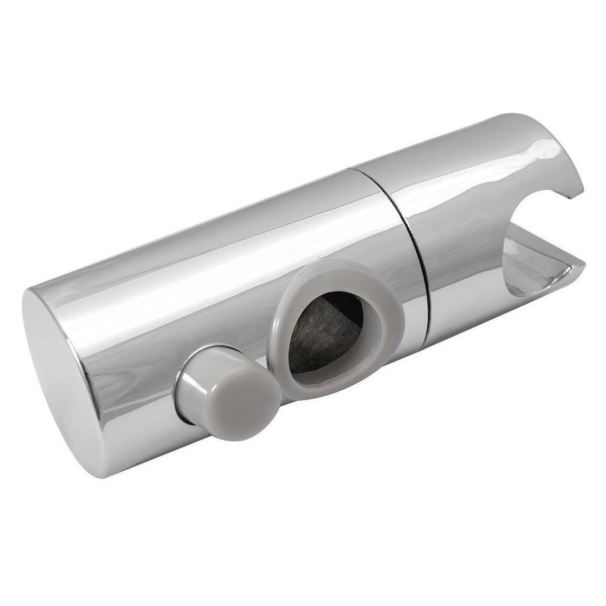 Бігунок на стійку душа для ручної лійки Ango SY-35 20 мм хром з кнопкою, фото 1