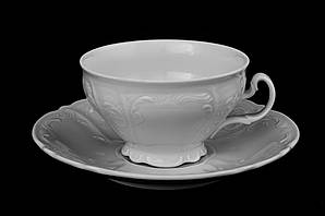 Набір чашок широких із блюдцями 205 мл 6 шт Thun Bernadotte 001100