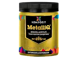 Емаль акрилова Kompozit METALLIQ червоне золото 0,5 кг.