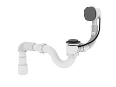 Сифон для ванни напівавтомат прямоточний (трос 780) MILLZ