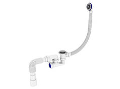 Сифон для ванни з ревізією, переливом та випуском Сlick-Сlack MILLZ