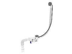 Сифон для ванни напівавтомат з ревізією (трос 780) MILLZ