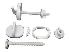 Кріплення кришки (сидіння) унітаза модель «Нептун» Millz (Набір No 3)