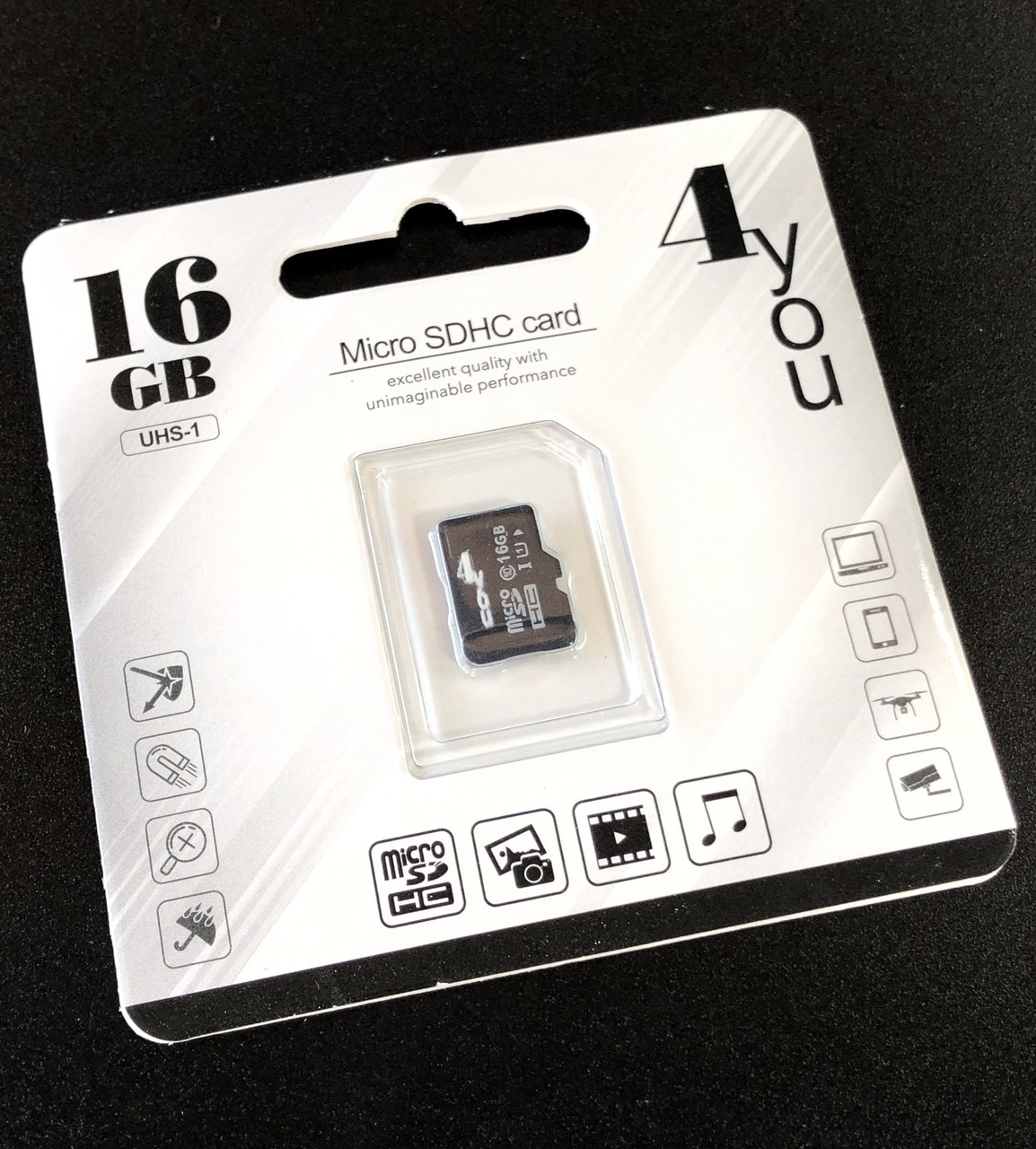 Карта пам'яті Micro SD 16Gb 4you Class10 без адаптера (UHS-1)
