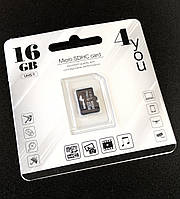 Карта пам'яті Micro SD 16Gb 4you Class10 без адаптера (UHS-1)