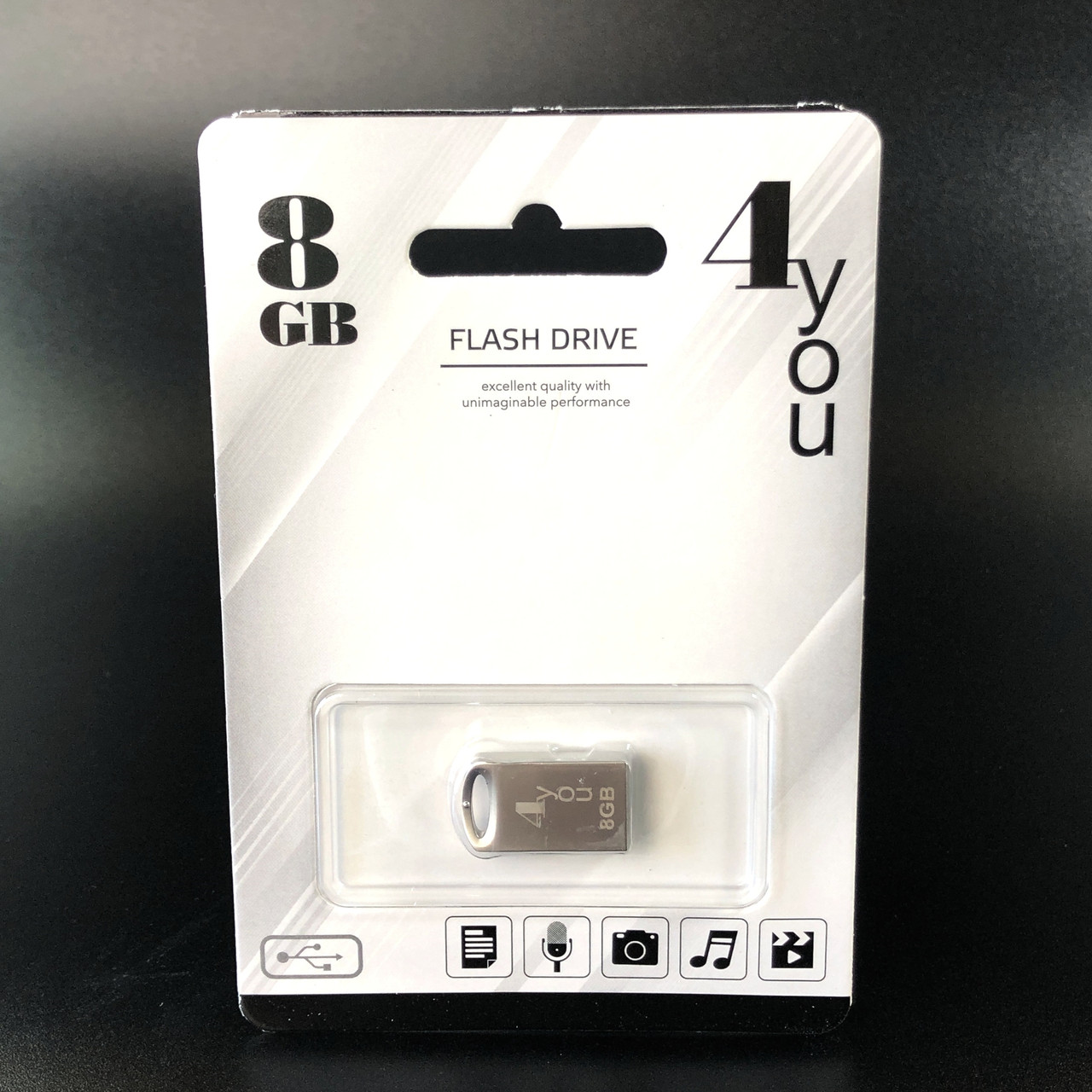 Флеш-накопичувач Usb 8Gb 4you 105 Metal series