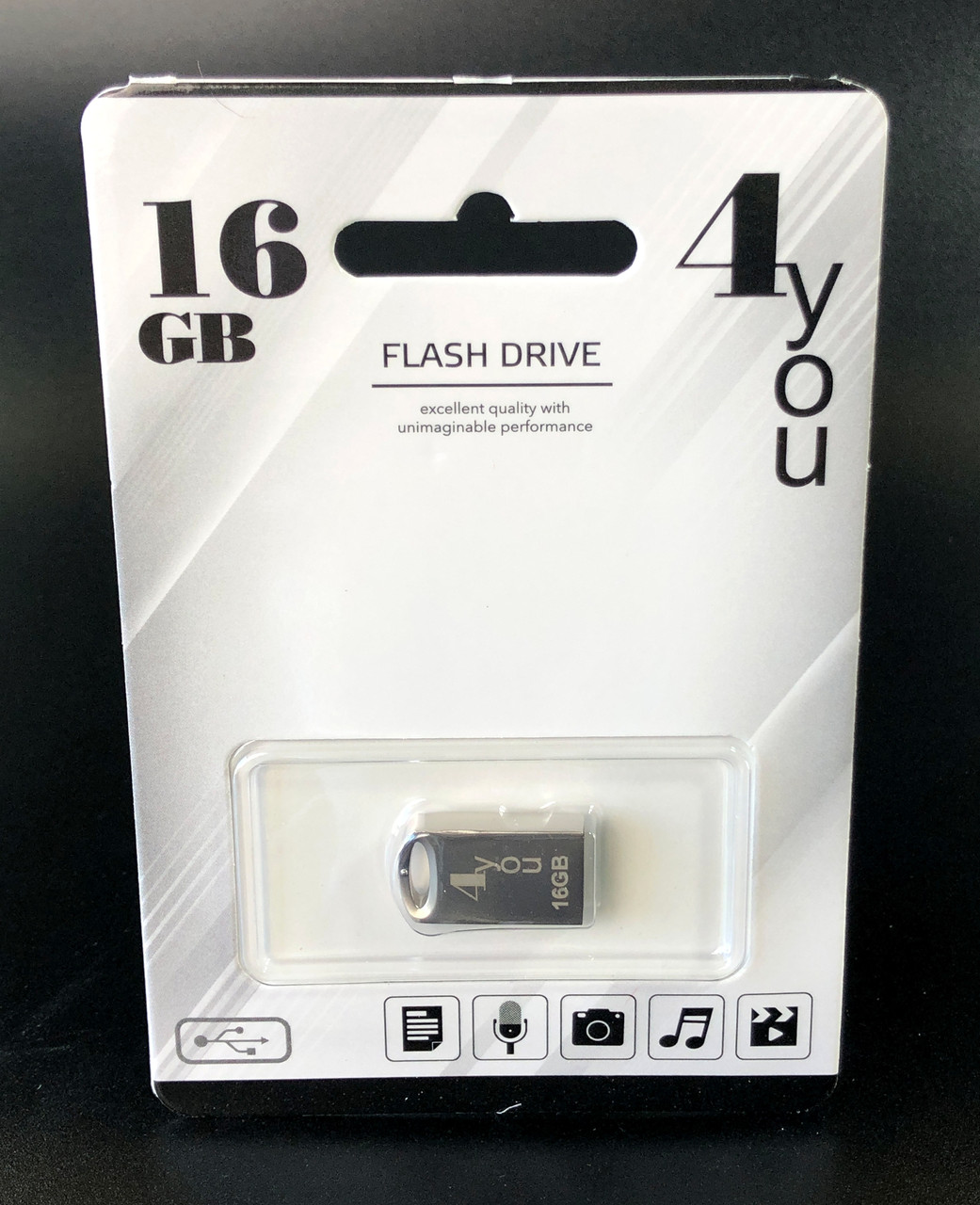 Флеш-накопичувач Usb 16Gb 4you 105 Metal series