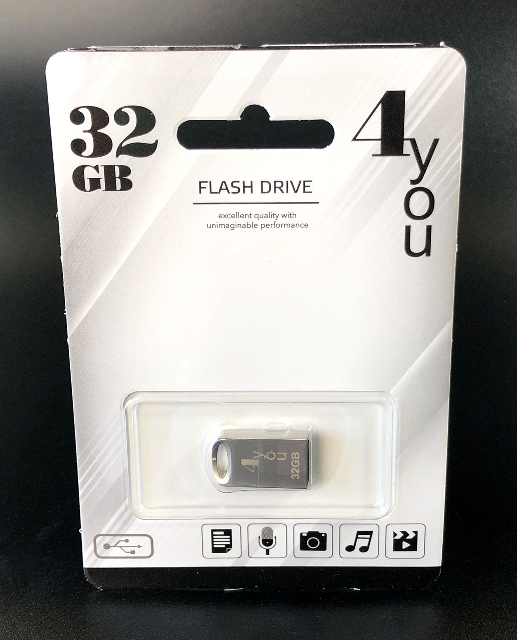 Флеш-накопичувач Usb 32Gb 4you 105 Metal series