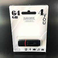 Флеш-накопичувач Usb 64Gb 4you 011 Classic series Black