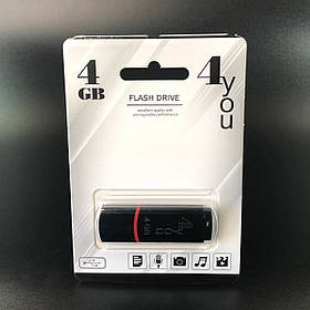 USB-накопичувач флешка на 4Gb 4you 011 Classic series Black