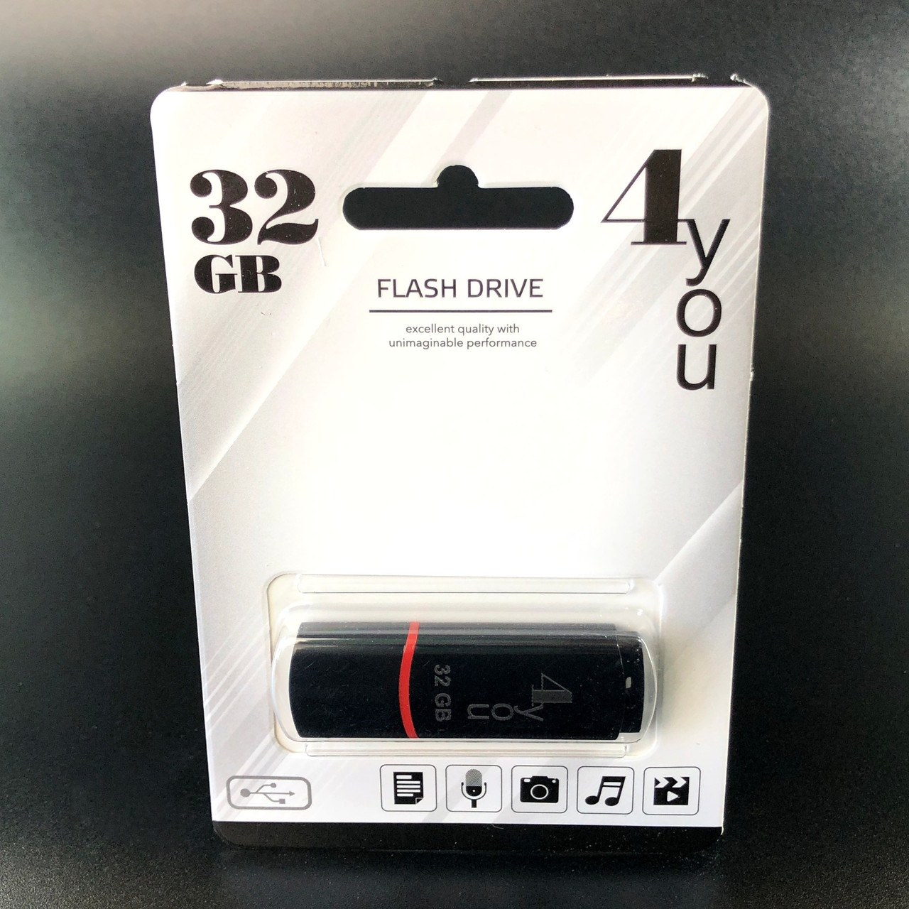 Флеш-накопичувач Usb 32Gb 4you 011 Classic series Black