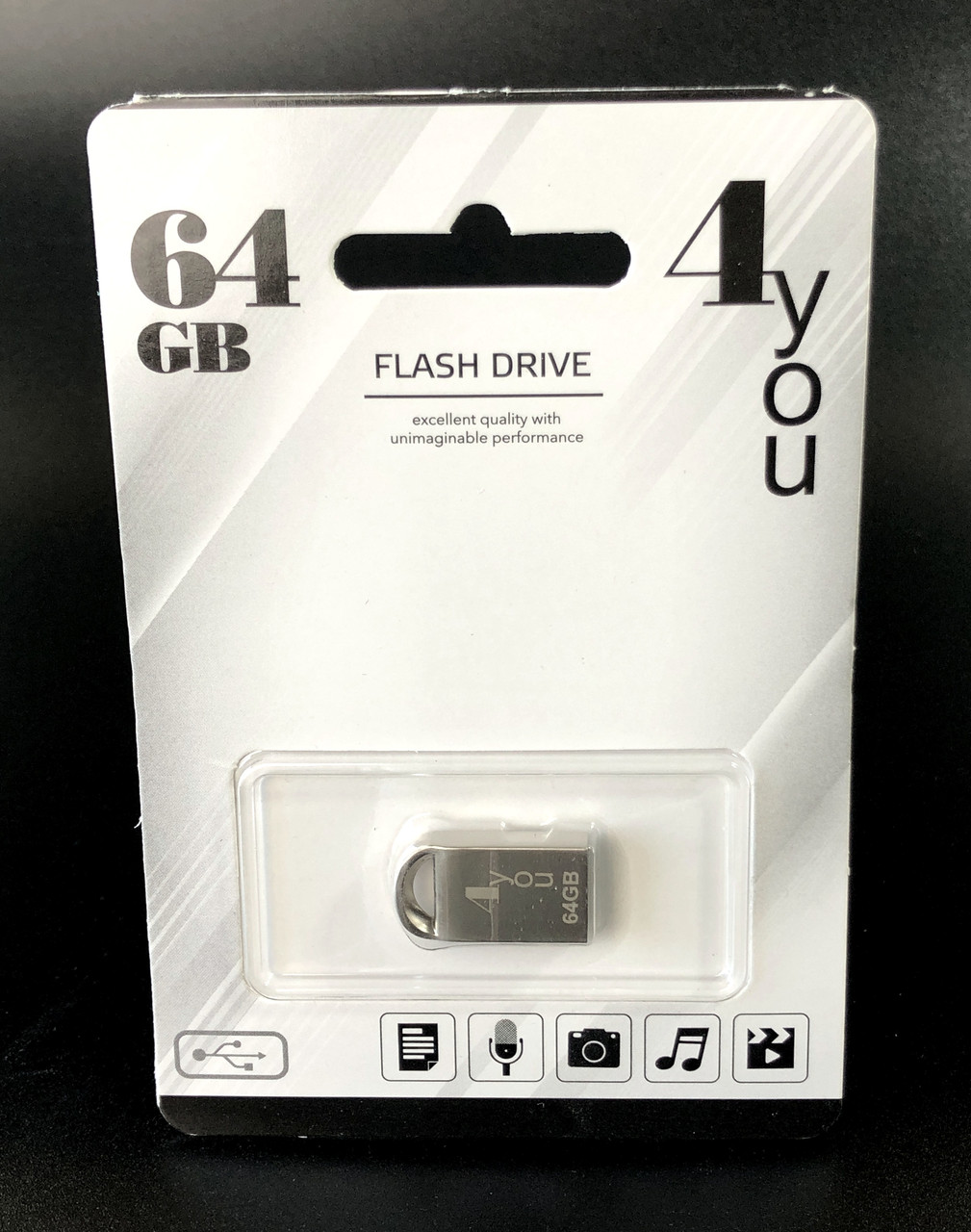 Флеш-накопичувач Usb 64Gb 4you 107 Metal series