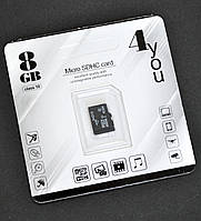 Карта пам'яті Micro SD 8Gb 4you Class10 без адаптера