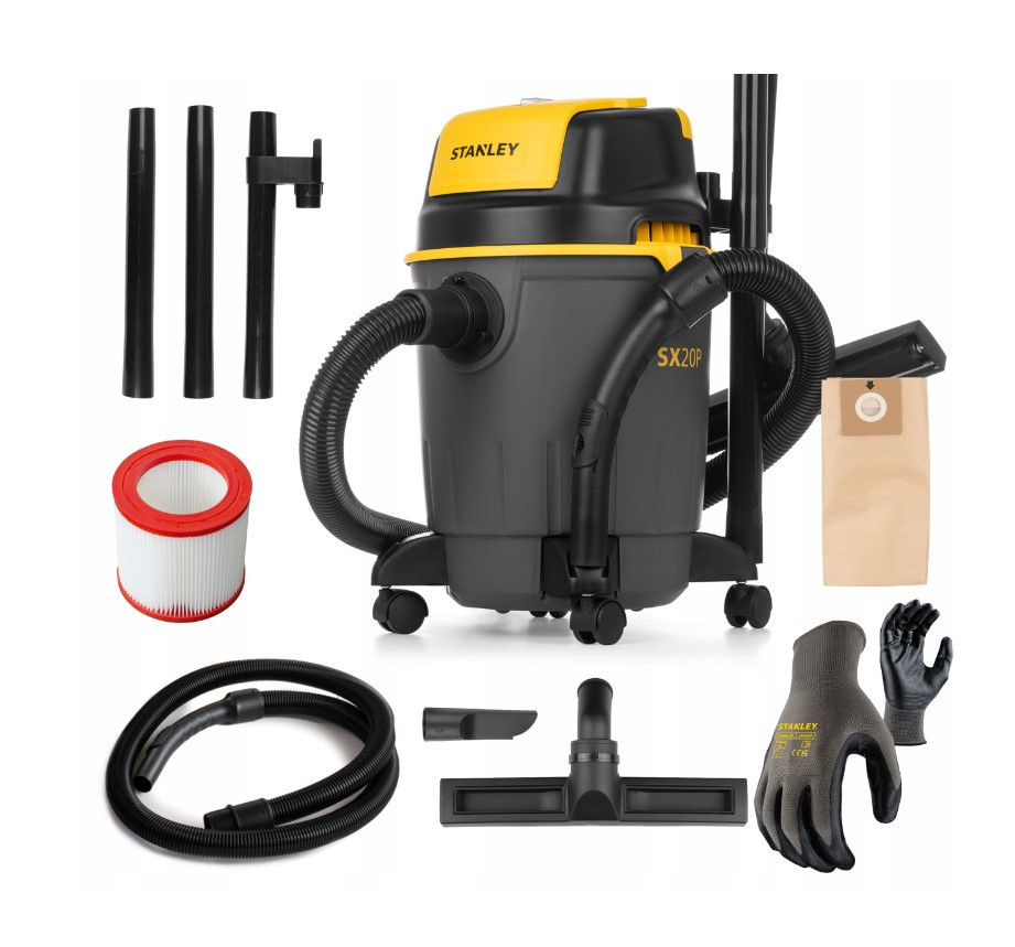 Промисловий пилосос Stanley Boris 20 1200W, фото 1