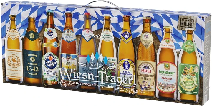 Подарунковий набір пива Kalea Wiesn-Tragerl 0.5 л x 10 шт