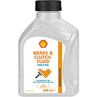Гальмівна рідина Shell Brake&Clutch Fluid DOT-4 ESL 500 мл