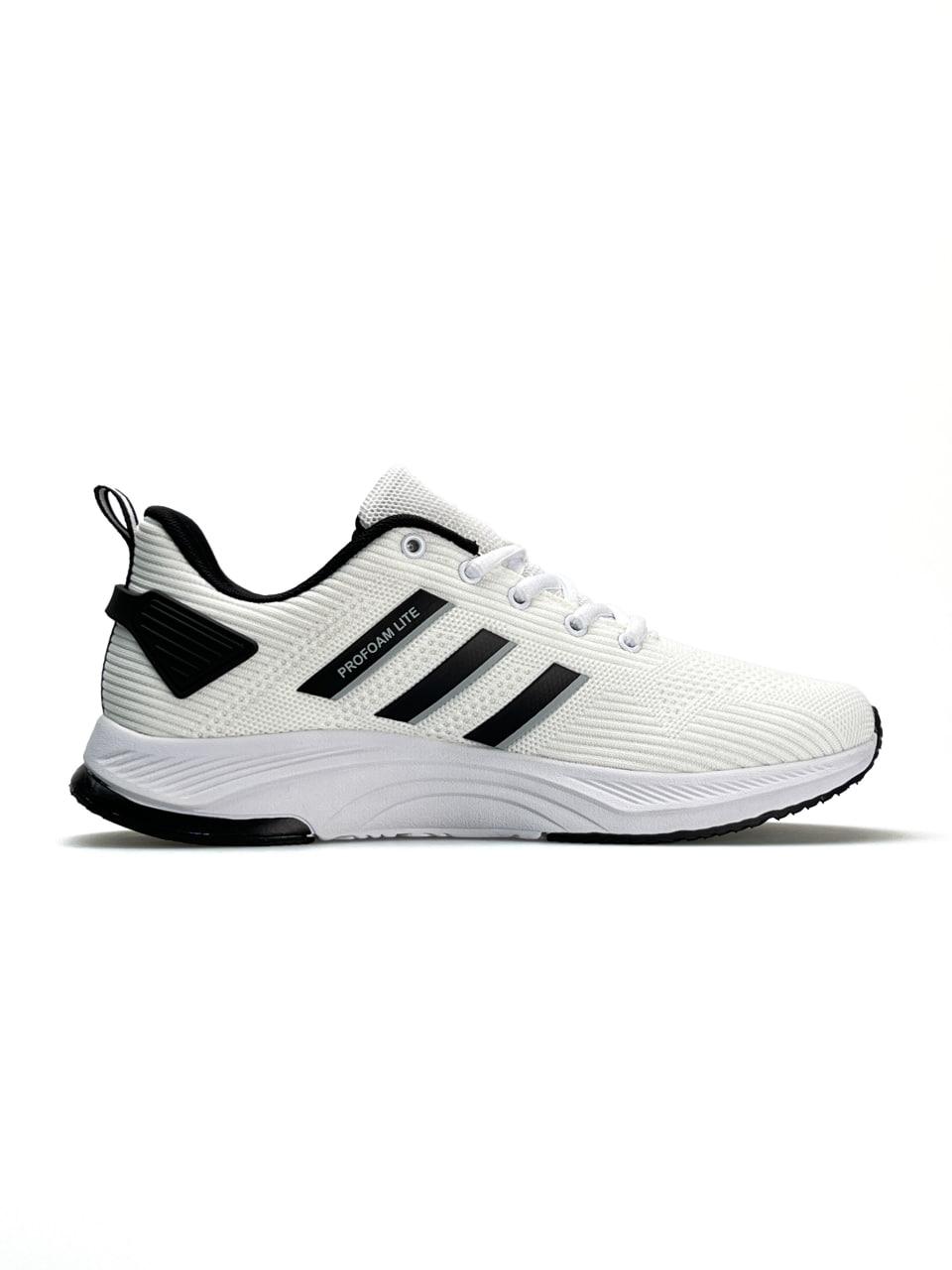 Чоловічі текстильні кросівки Adidas Equipment Profoam White Black, кеди Адідас білі 42