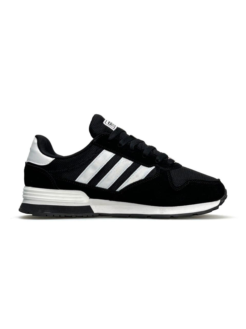 Чоловічі кросівки замша текстиль Adidas Originals Treziod 2.0 Black White кеди Нью Беланс чорне 41