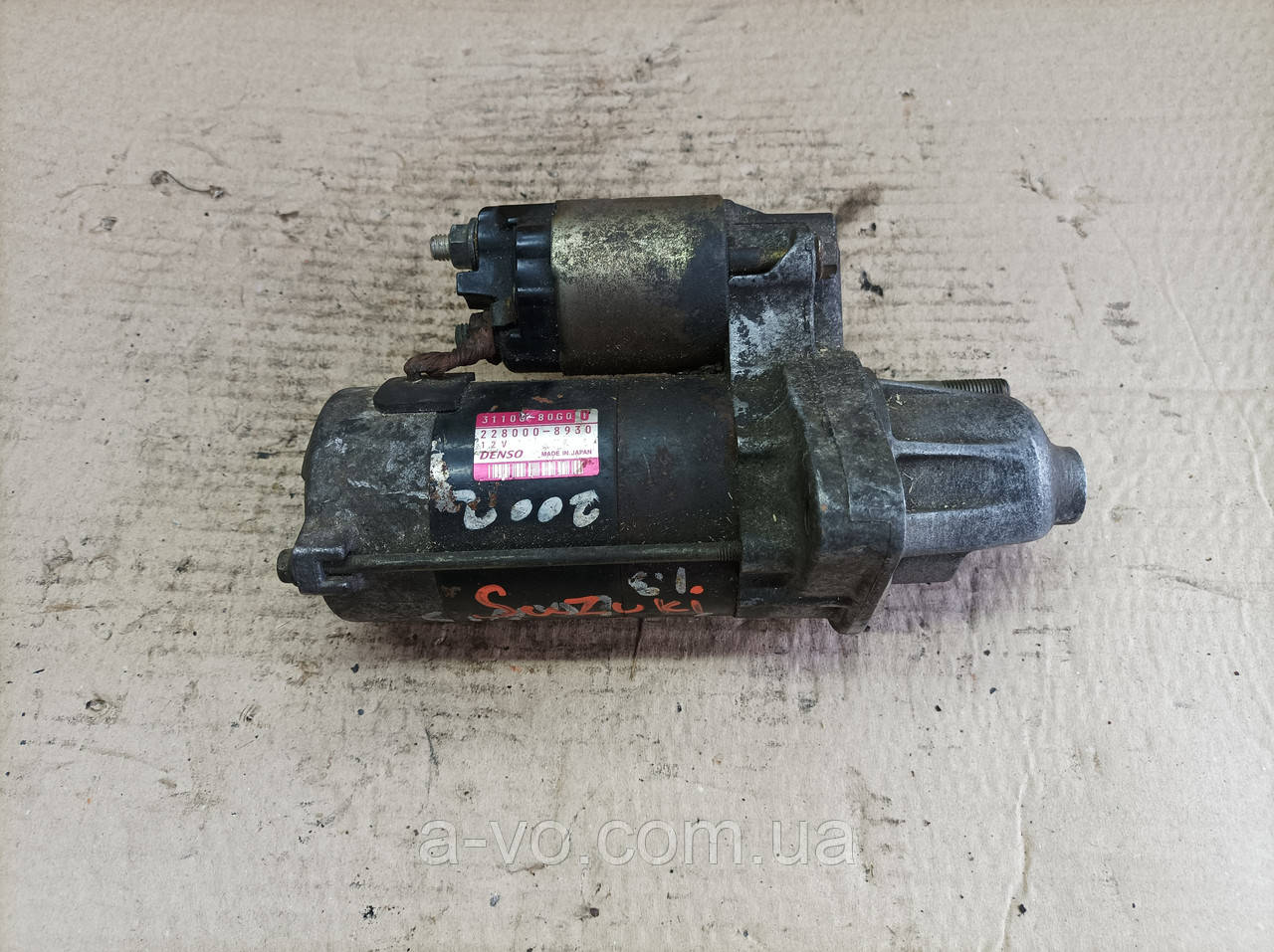 Стартер для Suzuki Liana, Ignis, Wagon R, Jimny, Swift, 3110080G0, 2280008930, 8 Зубів, фото 1