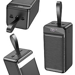 Повербанк зі швидкою зарядкою 80000мАг (PD+3×USB, QC 22,5W), XO PR160 / Power bank / УМБ