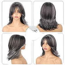 Перука пепельна термоволокно, VC A1 12IN, фото 4