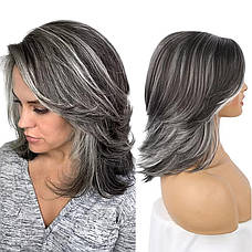 Перука пепельна термоволокно, VC A1 12IN, фото 3