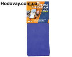 Серветка мікрофібра універсальна (40х30) синя Lavita