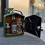 Каністра-бар 5 л у зеленому кольорі - оригінальний подарунок на ювілей, день народження, фото 2