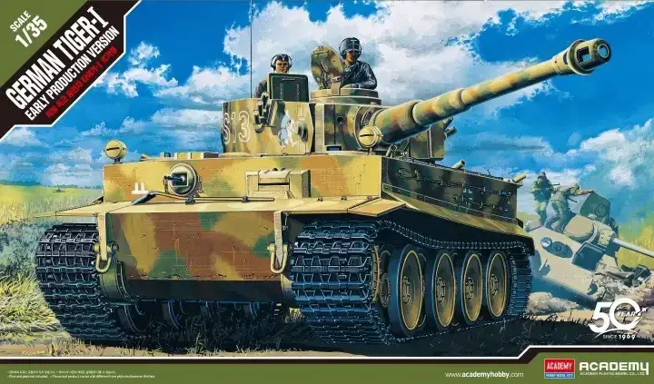 Pz.Kpfw.VI Tiger 1 early. ACADEMY 13239, фото 1