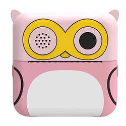 Дитяча фотокамера D2 з фронтальною камерою, функцією друку, підтримкою карти пам'яті та MP3 Рожевий 49760