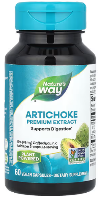 Артишок, стандартизований, Nature's Way, 60 капсул BX245