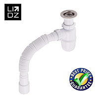 Сифон для раковини Сифон для умивальника LIDZ Сифони під умивальників Сифон для умивальника з переливом