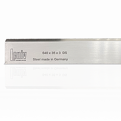 Фугувальні ножі по дереву Leniv 640х35х3 DS, строгальний ніж, ножі для рейсмуса, фугувально-строгальні ножі