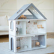 "Фантазія ЕКО" ляльковий будиночок NestWood для Барбі + вітальня, фото 2