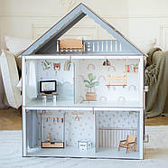 "Фантазія ЕКО" ляльковий будиночок NestWood для Барбі + вітальня, фото 3